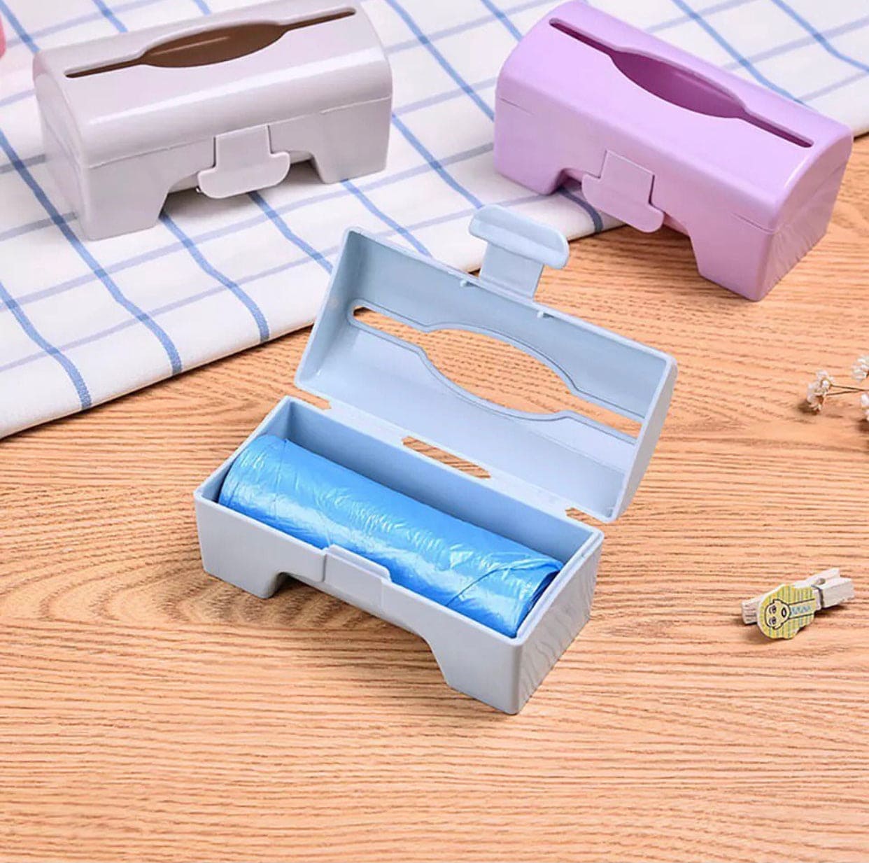 Wall Mounted Self Adhesive Garbage Box Storage Holder, Plastic Box Holder, Wall Hanging Garbage Storage Box Wall Mounted Self Adhesive Garbage Box Storage Holder, Plastic Box Holder, Wall Hanging Garbage Storage Box
